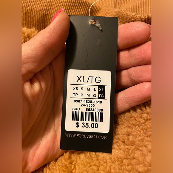 Forever 21 Women's Teddy Bear Fleece Joggers BNWT - Picture 6 of 8